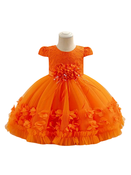 Pearl Floral Princess Dress